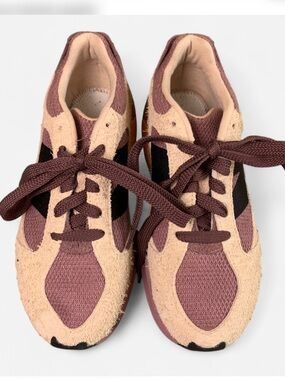 New Balance Pink and Brown Women's Athletic Sneakers